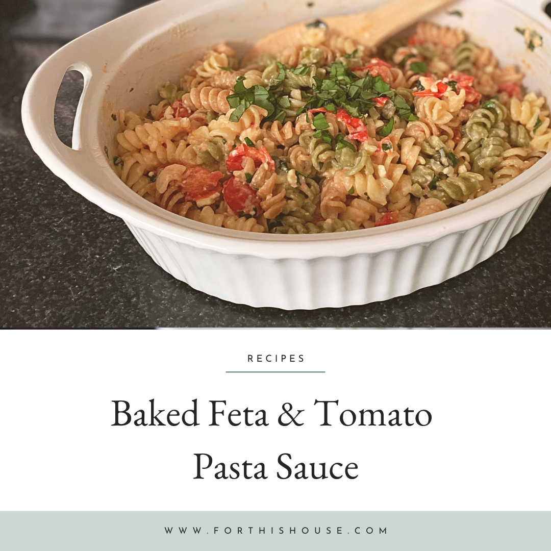 RECIPE - Simple Feta Tomato Pasta