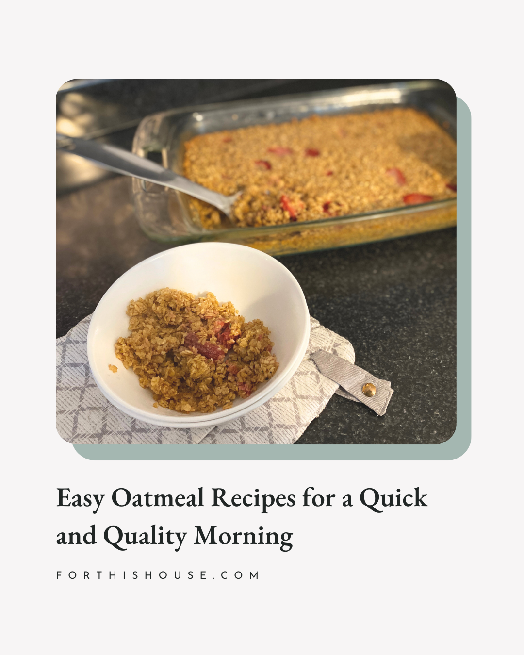 Health - Oatmeal Recipes