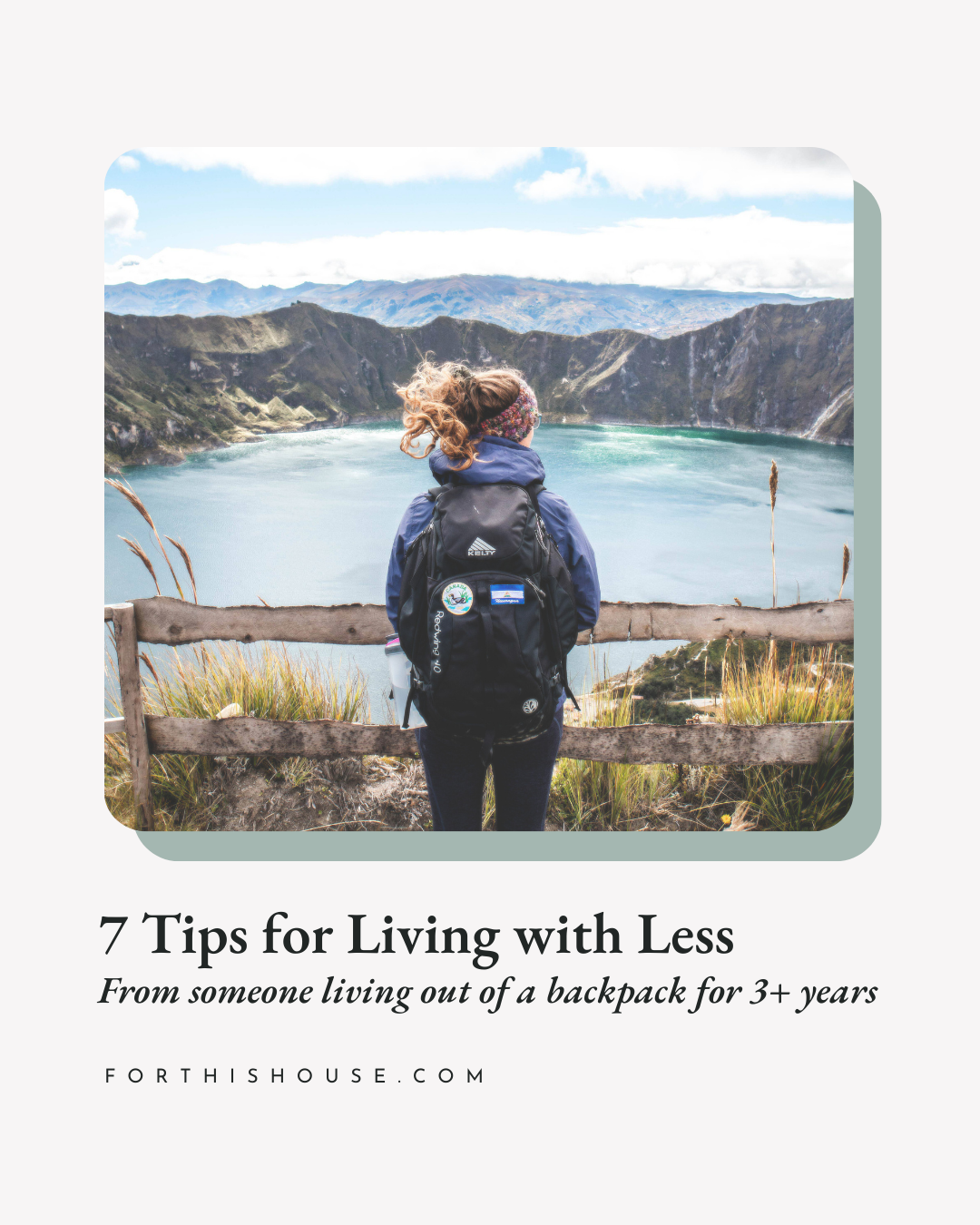 7 Tips for Living with Less