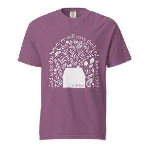 Floral Arch For This House Comfort Colors Tee